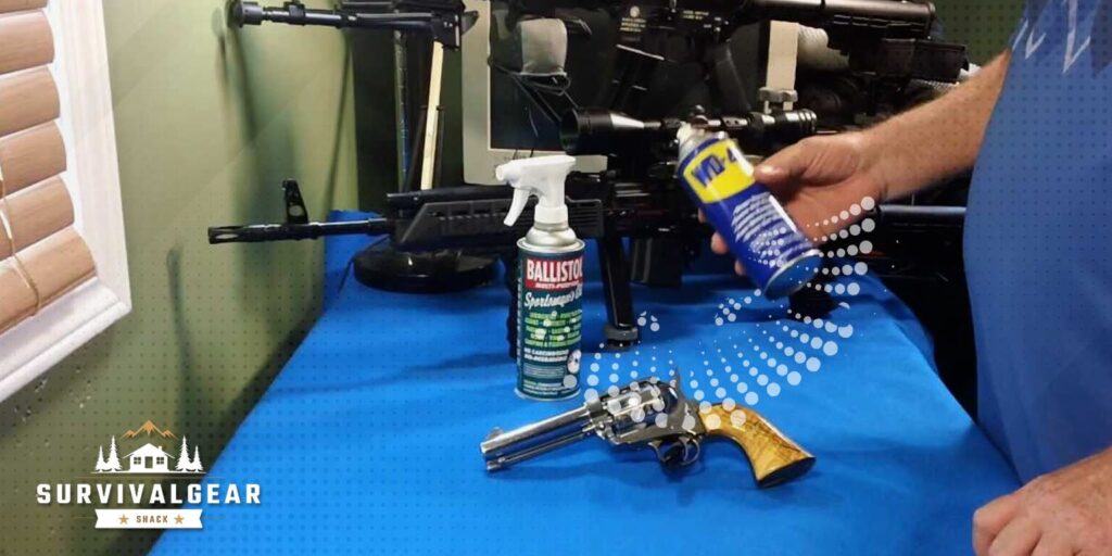 cleaning guns with WD 40