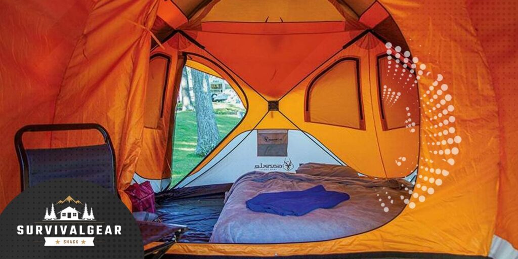 tent with screen porch