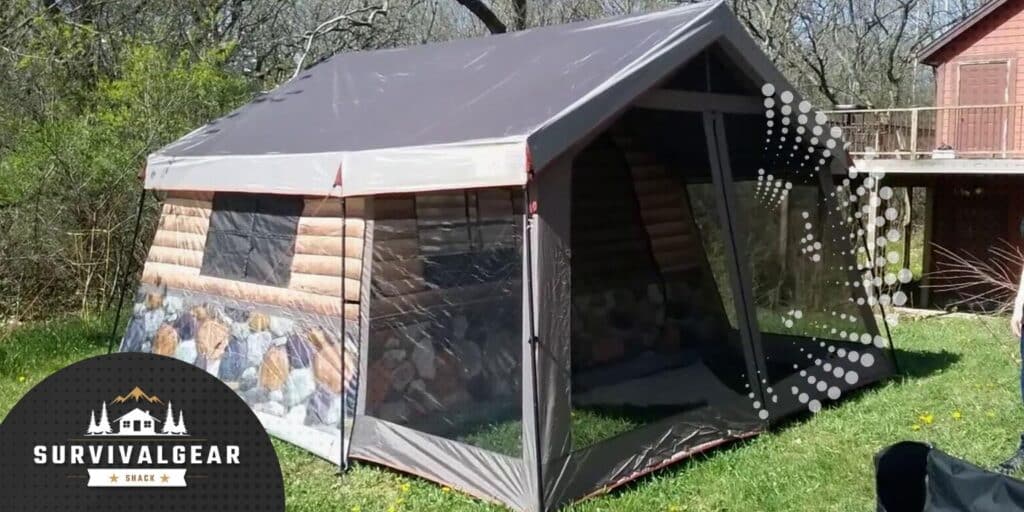 Timber Ridge 8-Man Log Cabin Tent