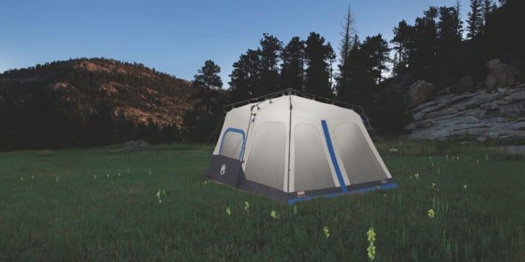 coleman 8 person camping tent