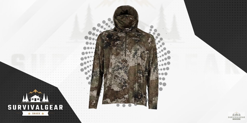 Cabela's Hooded Performance Half-Zip Long-Sleeve Shirt with 4MOST INHIBIT for Men